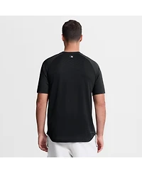 Nike Men's Black Los Angeles Dodgers Authentic Collection Batting Practice Pre-Game Raglan Dri-fit T-Shirt