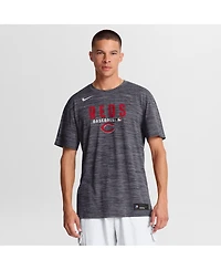Nike Men's Black Cincinnati Reds Authentic Collection Velocity Dri-fit T-Shirt