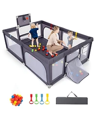 Large Baby Playpen with Mat and Ocean Balls