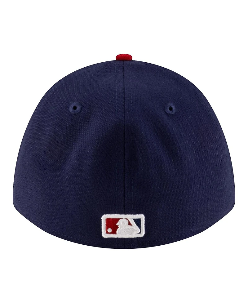 New Era Men's White Washington Nationals Player Replica 39THIRTY M-Crown Flex Hat