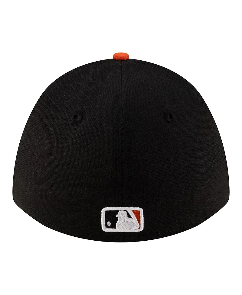 New Era Men's Black San Francisco Giants Alternate Player Replica 39THIRTY M-Crown Flex Hat