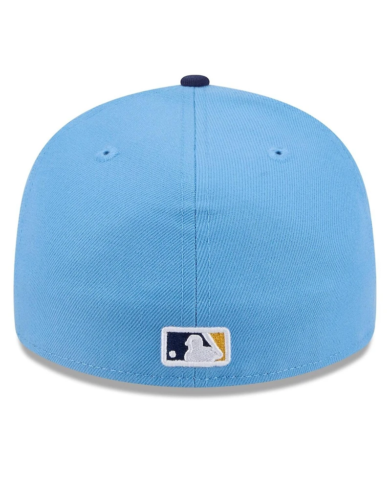 New Era Men's Light Blue/Navy Milwaukee Brewers 2026 Spring Training Low Profile 59FIFTY Fitted Hat
