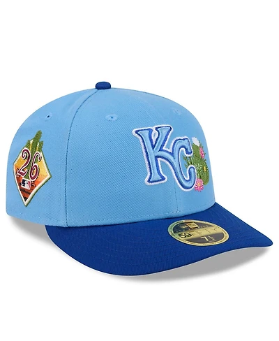 New Era Men's Light Blue/Royal Kansas City Royals 2026 Spring Training Low Profile 59FIFTY Fitted Hat