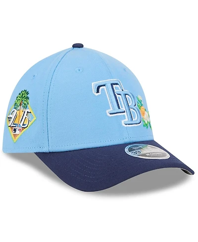 New Era Men's Light Blue/Navy Tampa Bay Rays 2026 Spring Training M-Crown 39THIRTY Flex Hat
