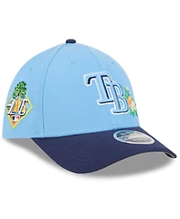 New Era Men's Light Blue/Navy Tampa Bay Rays 2026 Spring Training M-Crown 39THIRTY Flex Hat