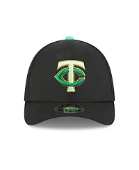 New Era Men's Black Minnesota Twins 2026 St. Patrick's Day 39THIRTY Flex Hat
