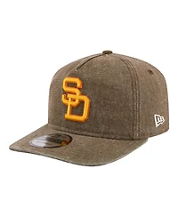 New Era Men's Brown San Diego Padres Throwback Denim Classic 19TWENTY Adjustable Hat