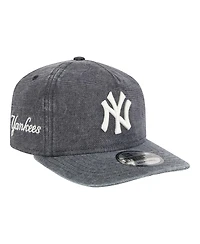 New Era Men's Navy Heather New York Yankees Denim Classic 19TWENTY Adjustable Hat