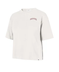 '47 Brand Women's Cream Milwaukee Brewers Love Letter Reed City T-Shirt