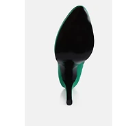 Patotie Lycra High Heel Ankle Boots