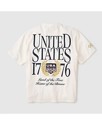Fanatics Men's White Usa 250 Limited Edition Heavyweight T-Shirt