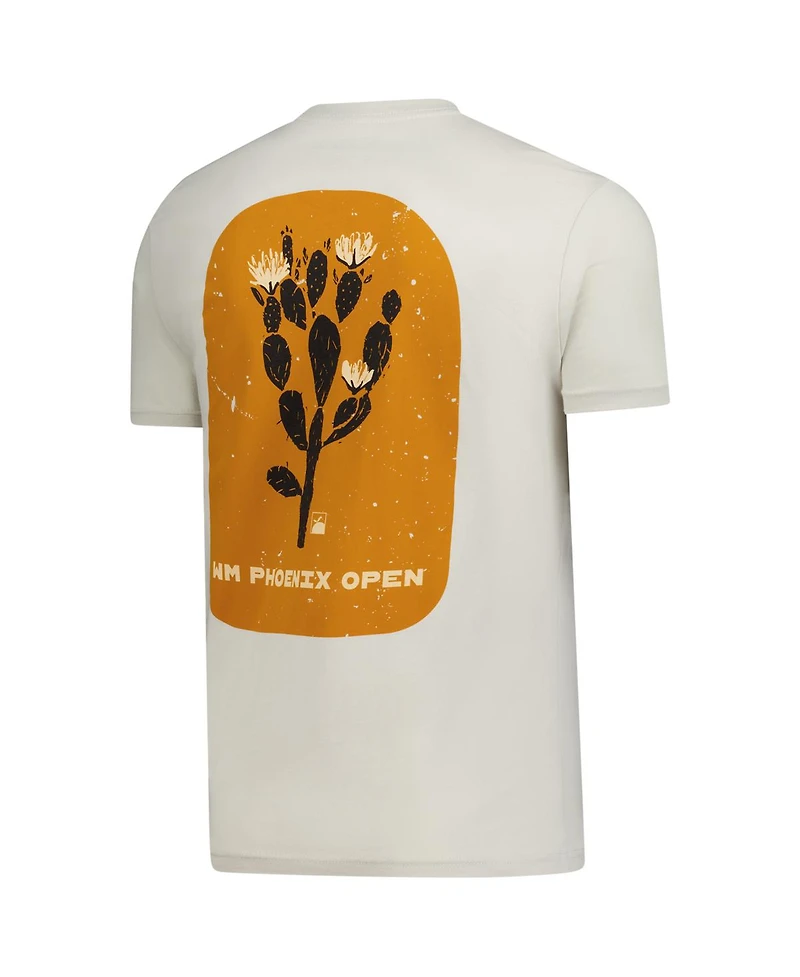 Flomotion Men's and Women's Tan Wm Phoenix Open Desert Flower T-Shirt