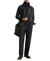 Reiss Men's Wool-Blend Patch-Pocket Overshirt