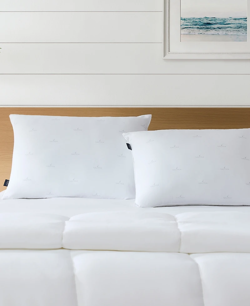 Nautica All-Over Print 2-Pack Pillows, Standard
