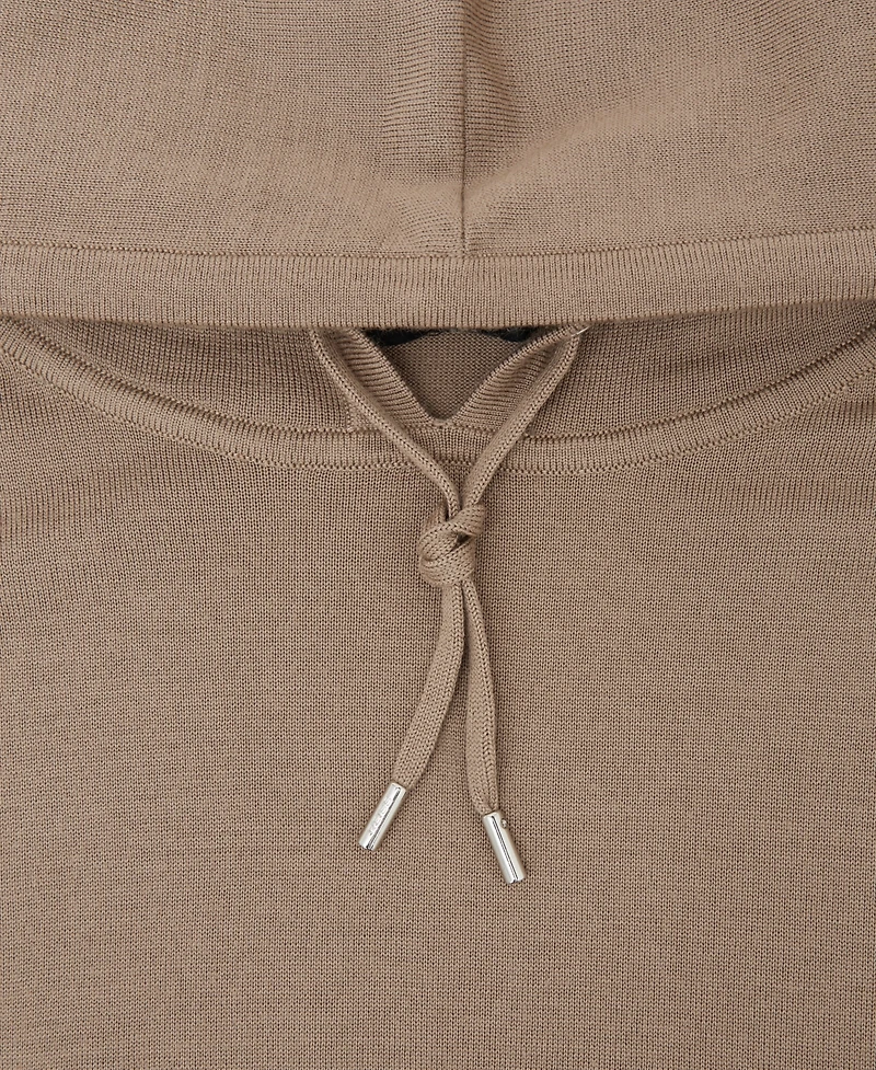 Reiss Men's Merino Wool Drawstring Hoodie