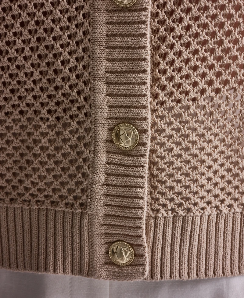 Bcbg Women's Short-Sleeve Button Front Collared Polo Top