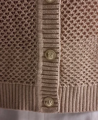 Bcbg Women's Short-Sleeve Button Front Collared Polo Top