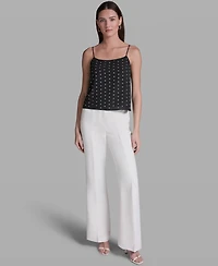 Bcbg Women's Studded Scoop Neck Cami Top