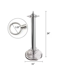 Gse Games & Sports Expert Metal 6 Floor Stand Pool Cue Rack, Billiard Rack Only, Style