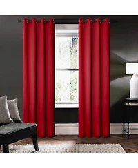 Rt Designers Collection 100% Polyester 250 Gsm Riley Blackout Grommet Panel
