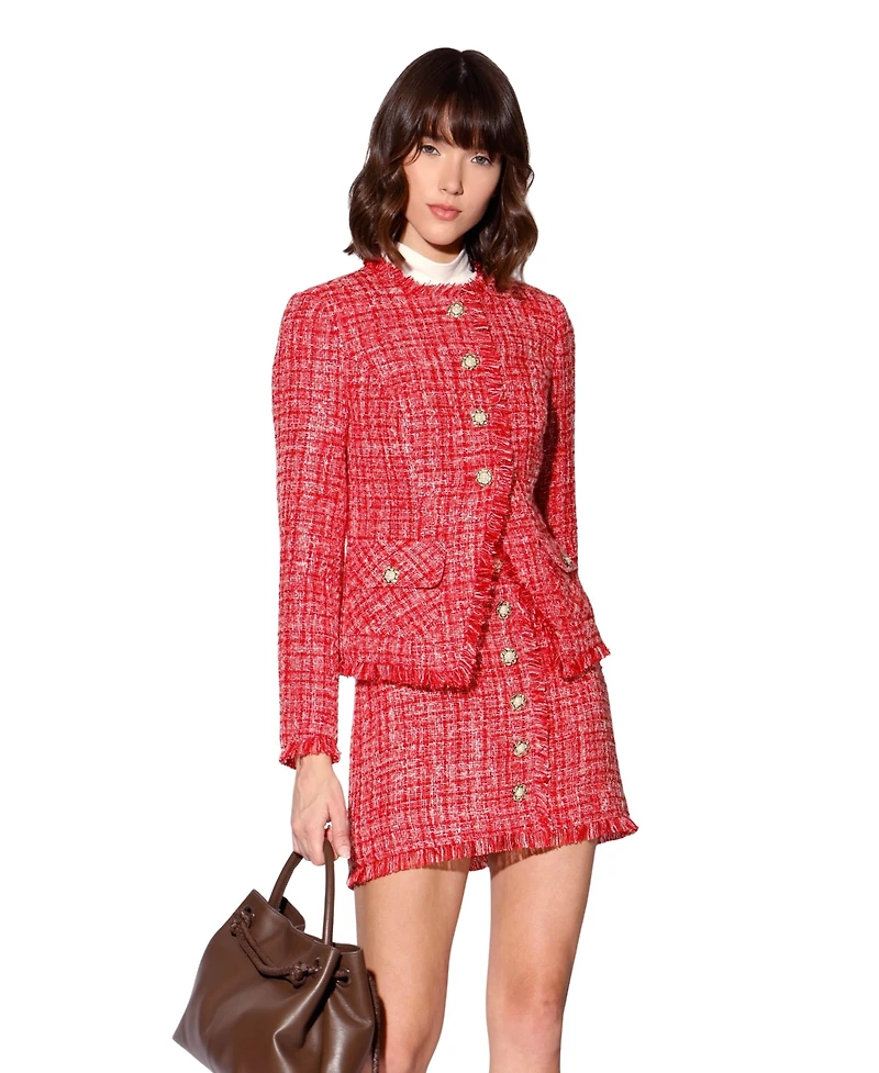 Walter Baker Women's Roxy Slim-Fit Tweed Jacket
