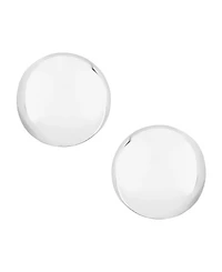 14k Gold Earrings, Flat Ball Stud (5mm)