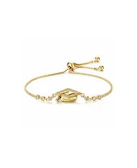 Dloria Limitless Graduation Cap Adjustable Pave Bracelet