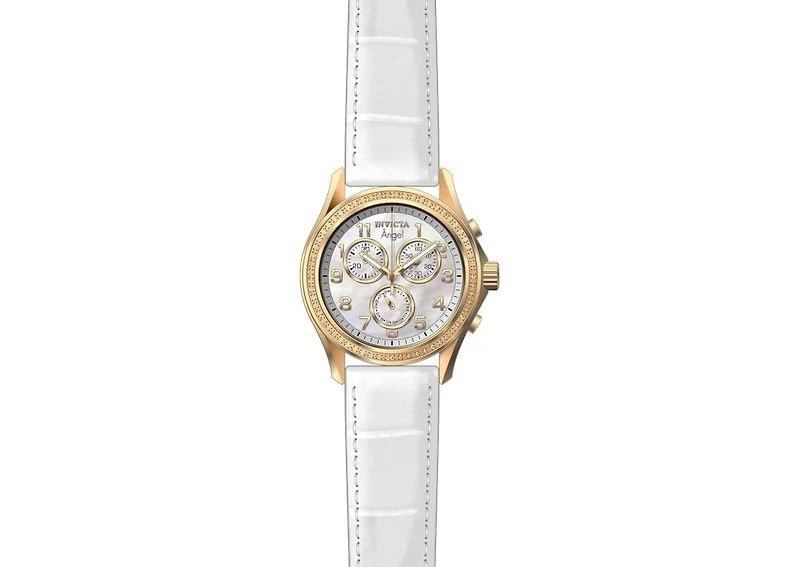 Invicta Women's 12991 Angel Quartz Mother of Pearl Dial Watch