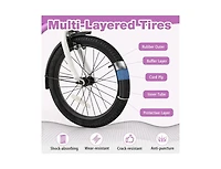 Hongge Kids 18 Inch Bike with 2 Brakes for Ages 4-8