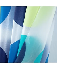 Rt Designers Collection 90 Gsm Printed Peva Glit Dorothy Shower Curtain 70" x 72" Blue