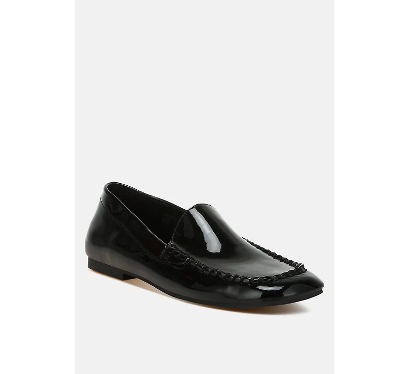 Dama Patent Pleather Loafers Women