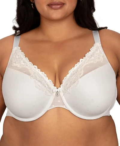 Curvy Couture Women's Sheer Whisper Plunge T-Shirt Bra