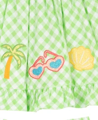 Rare Editions Baby Girls' Sleeveless Dress, Diaper Cover and Headband, 5-Piece Set