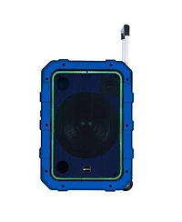 Gemini Mpa-2400 240W Rechargeable Weather-Resistant Bluetooth Trolley Speaker, Blue