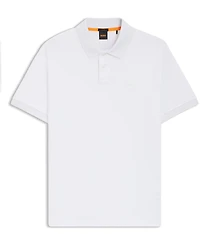 Boss by Hugo Men's Slim-Fit Stretch-Cotton Logo Patch Polo Shirt