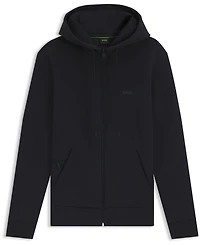 Boss by Hugo Men's Logo Print Zip-Up Hoodie