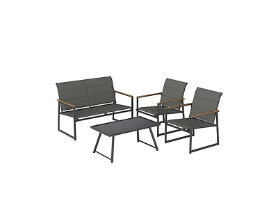 Slickblue 4-Piece Patio Furniture Set for Outdoor Conversation