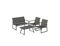 Slickblue 4-Piece Patio Furniture Set for Outdoor Conversation