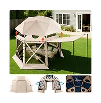 Slickblue 12x12 Screen House Canopy Tent with Removable Top