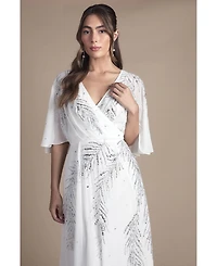 Coast Women's Angel Sleeve Maxi Wedding Dress