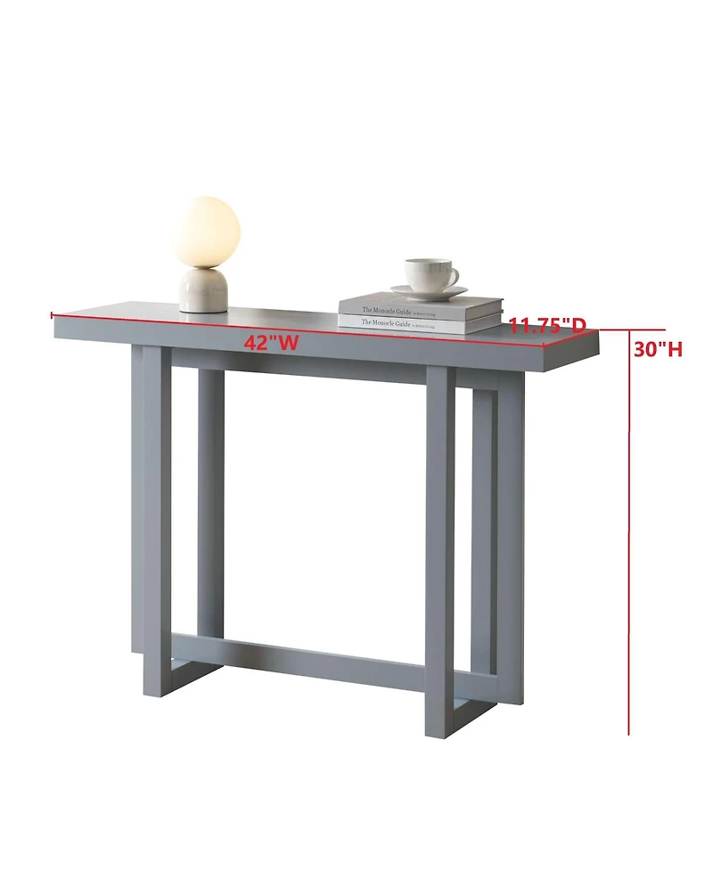 Kings Brand Furniture Console Table for Entryway, Wood Sofa Behind Couch, Narrow Accent Entry Living Room, Hallway & Foyer