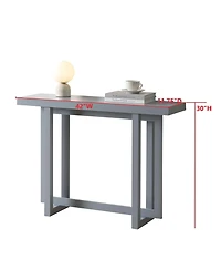 Kings Brand Furniture Console Table for Entryway, Wood Sofa Behind Couch, Narrow Accent Entry Living Room, Hallway & Foyer