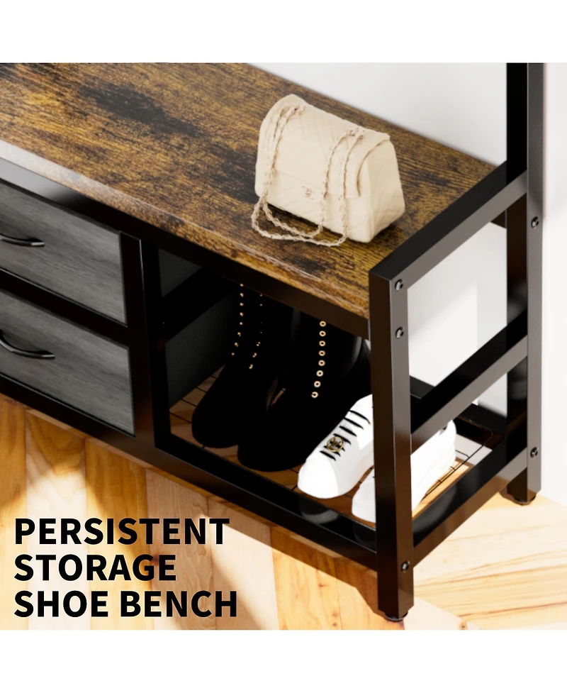 Rainsken Entryway Coat Rack