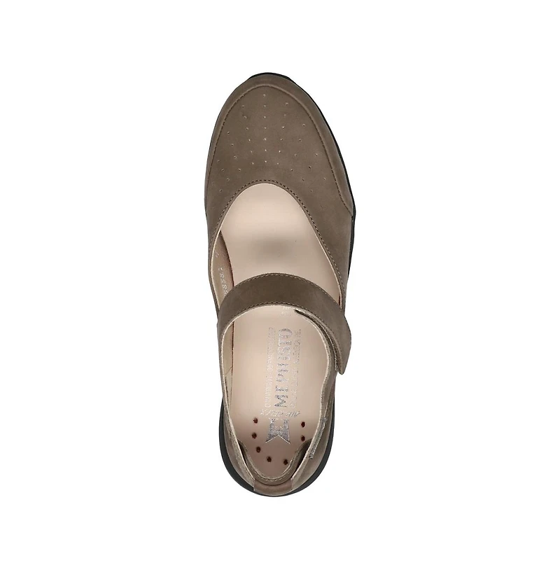Mephisto Women's Marsia Nubuk Leather Ballet-Flat Mules