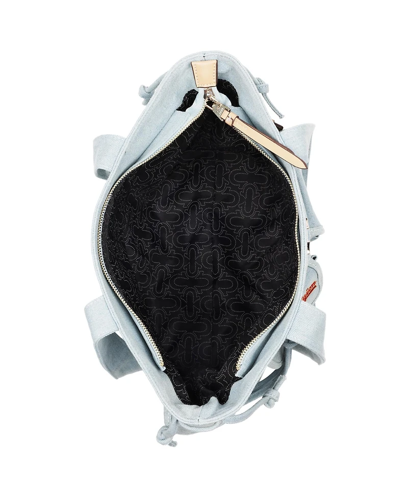 True Religion Multi-Patch Denim Tote