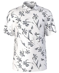 Pga Tour Men's Energized Floral Print Golf Polo Shirt