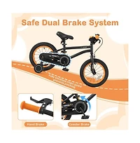 Hongge 14 Inch Kids Bike Sport Bicycle for 3-5 Years Old with Adjustable Seat