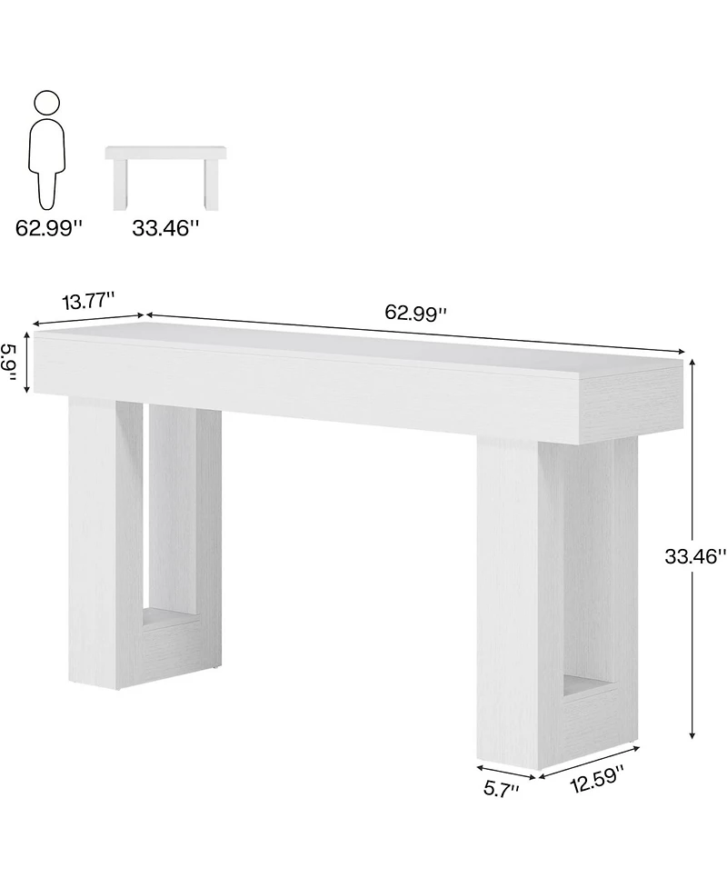 Tribesigns 63-Inch Long Console Table