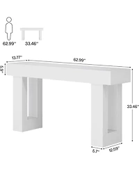 Tribesigns 63-Inch Long Console Table