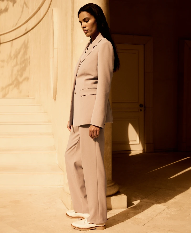 Anne Klein Women's Two-Button Peak-Lapel Blazer